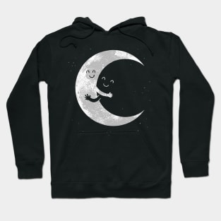 Funny Moon Love Hoodie